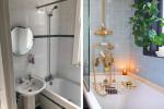 Renovace luxusní malé koupelny využívá dostupné produkty z eBay