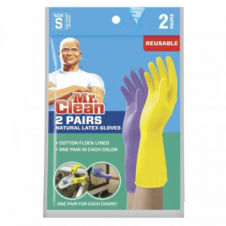 Mr. Clean Malé opakovaně použitelné latexové rukavice