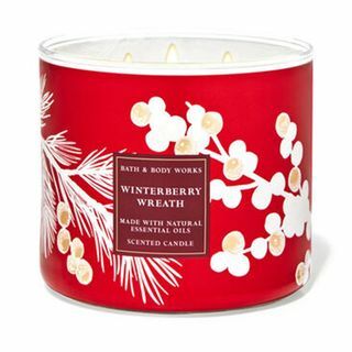 Winterberry Věnec 3-Wick svíčka