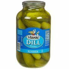 Vlasic Whole Kosher Pickles (4 pouzdra, 1 gallon jar)