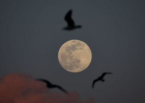 Supermoon v tureckém Istanbulu